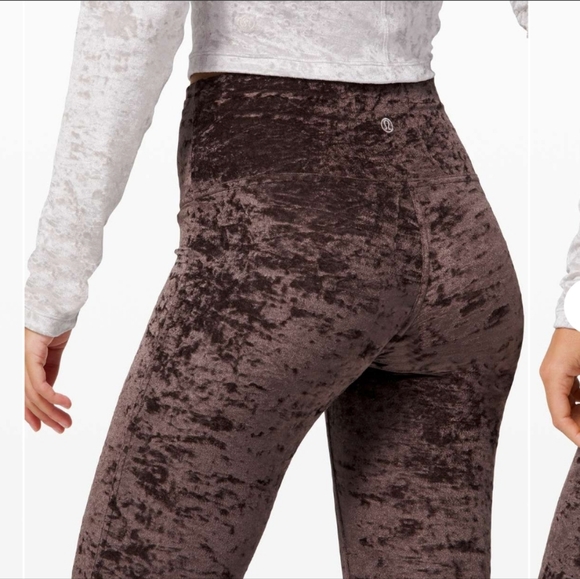 ❤️🔥🚨*Special Edition*Lululemon Wunder Lounge 28" *Crushed VelvetFrench Press - Picture 4 of 9
